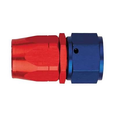 Aeroquip Reusable Hose Ends FBM1014 Fitting, End, AQP/StartLite Hose, Straight, -10 AN to Female -10 AN, Aluminum, Red/Blue, Each