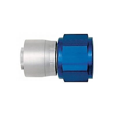 Aeroquip Crimp Hose Ends FBM4215 Fitting, End, AQP Hose, Straight, -12 AN to Female -12 AN, Aluminum, Natural/Red, Each