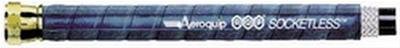 Aeroquip AQP Socketless Hose -6 AN 6 ft. FCV0606 Hose, Socketless, Synthetic Rubber, Braided Fiber, Blue, AN, 6.0 Length, Each