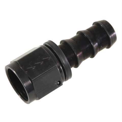 Aeroquip Socketless Hose Ends FBL1514 Fitting, End, AQP Socketless, Straight, -10 AN Barb to Female -10 AN, Aluminum, Black Anodized, Each