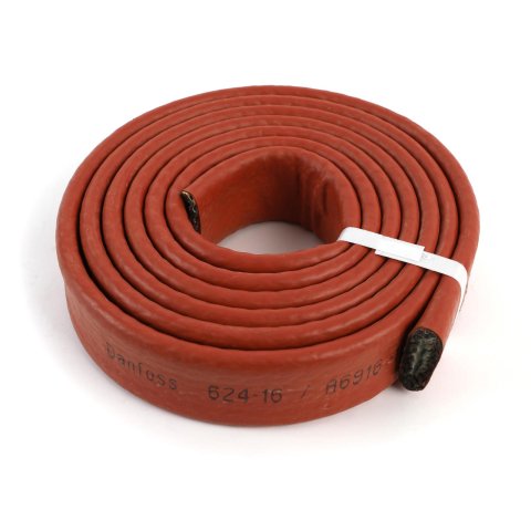 Aeroquip Firesleeve Hose Covering FCS1610 Sleeve, for Wire and Hose, Red, 500 degrees F, 1.000 in. Diameter, 120.0 in. Length, Each