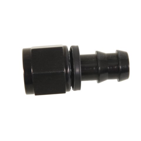 Aeroquip Socketless Hose Ends FBL1513 Fitting, End, AQP Socketless, Straight, -8 AN Barb to Female -8 AN, Aluminum, Black Anodized, Each