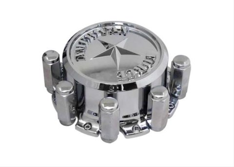 American Force Dually Wheel Center Caps AFX305 2" ABS Cap Chrome Each (8x6.5,8x170,8x180)(1LBS)
