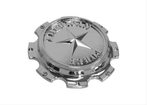 American Force Lifestyle Center Caps AFX309 Wheel Cap, Lifestyle, 8-Lug, 1 in. Tall, Plastic, Silver, Each