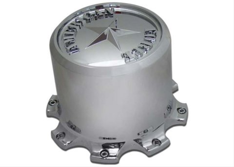 American Force Dually Wheel Center Caps AFX312 Cap, Dome, Plastic, Chrome, Logo, Chrome, DRW Series, 19.500 in. Diameter, Each