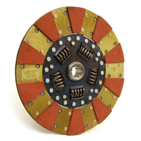 Centerforce Dual Friction Clutch Discs DF381021 Disc, Friction, 1 1/16 in.- 10-Spline, 10.4 in. Diameter Disc, Ford, Jeep, Mercury, Kit