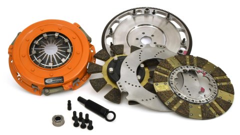 Centerforce DYAD DS Clutch Kits 413115700 Kit, DS, Performance, Dual Disc, 26-Spline, 1.125 in. Diameter, 10.400 in. Disc Diameter, Organic/Carbon Composite, Billet Flywheel, Kit
