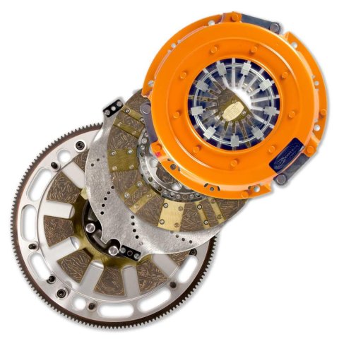 Centerforce DYAD DS Clutch Kits 425613096 Kit, DS, Performance, Dual Disc, 26-Spline, 1.125 in. Diameter, 10.400 in. Disc Diameter, Organic/Carbon Composite, Billet Flywheel, Kit