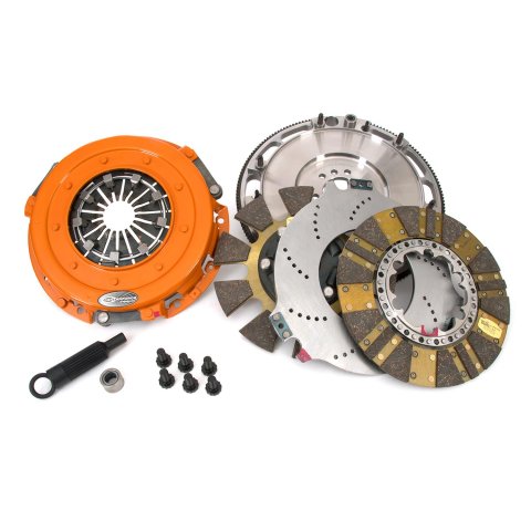 Centerforce DYAD DS Clutch Kits 413614820 Kit, DS, Performance, Dual Disc, 26-Spline, 1.125 in. Diameter, 10.400 in. Disc Diameter, Organic/Carbon Composite, Billet Flywheel, Kit