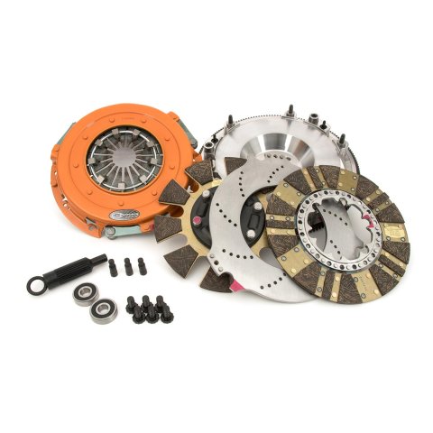 Centerforce DYAD DS Clutch Kits 413614867 Kit, DS, Performance, Dual Disc, 26-Spline, 1.125 in. Diameter, 10.400 in. Disc Diameter, Organic/Carbon Composite, Billet Flywheel, Kit