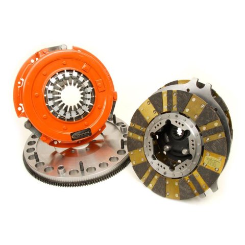 Centerforce DYAD DS Clutch Kits 413714820 Kit, DS, Performance, Dual Disc, 10-Spline, 1.125 in. Diameter, 10.400 in. Disc Diameter, Organic/Carbon Composite, Billet Flywheel, Kit