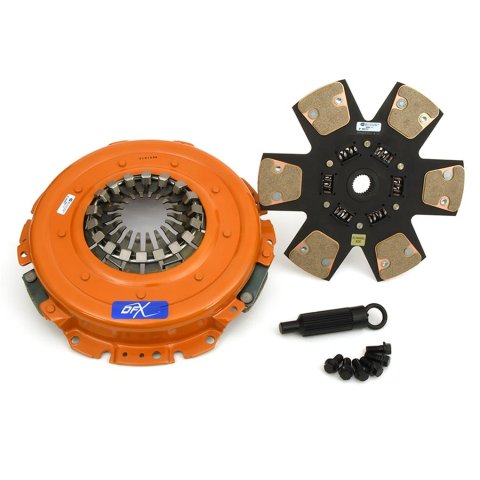 Centerforce DFX Clutch Kits 315017010 Kit, DFX, Performance, Single Disc, 26-Spline, 1.125 in. Diameter, 11 in. Disc Diameter, Cerametallic, 6-Paddle, Sprung Hub, Kit