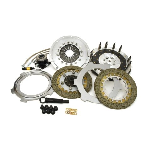 Centerforce DYAD DS Clutch Kits 824231820 Kit, Drive System, 23-spline, 8.75 in. Disc Diameter, Organic, Pressure Plate, Aluminum Flywheel, Mitsubishi, Kit