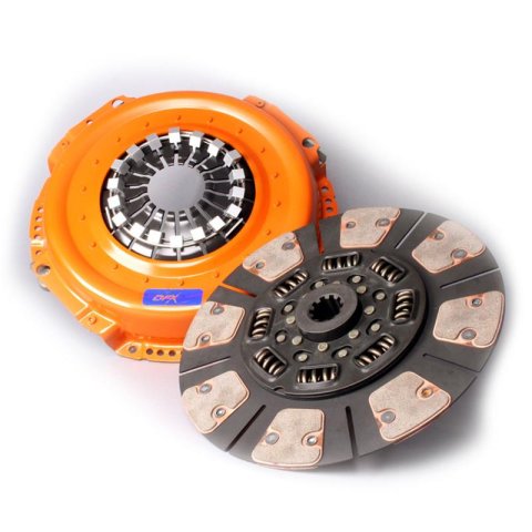 Centerforce DFX Clutch Kits 315989966 Kit, DFX, Performance, Single Disc, 10-Spline, 1.250 in. Diameter, 12.250 in. Disc Diameter, Cerametallic, 8-Paddle, Sprung Hub, Kit