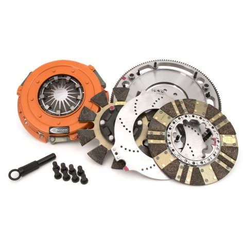 Centerforce DYAD DS Clutch Kits 413693040 Kit, DS, Performance, Dual Disc, 23-Spline, 1 in. Diameter, 10.400 in. Disc Diameter, Organic/Carbon Composite, Billet Flywheel, Kit