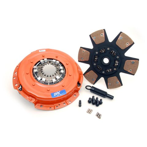 Centerforce DFX Clutch Kits 315148500 Kit, DFX, Performance, Single Disc, 26-Spline, 1.125 in. Diameter, 11 in. Disc Diameter, Cerametallic, 6-Paddle, Sprung Hub, Kit