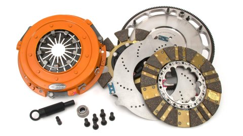 Centerforce DYAD DS Clutch Kits 413114810 Kit, DS, Performance, Dual Disc, 26-Spline, 1.125 in. Diameter, 10.400 in. Disc Diameter, Organic/Carbon Composite, Billet Flywheel, Kit