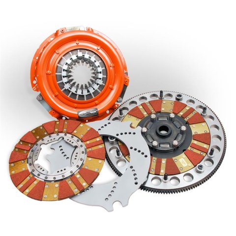 Centerforce DYAD DS Clutch Kits 413234805 Kit, DS, Performance, Dual Disc, 23-Spline, 1 in. Diameter, 10.400 in. Disc Diameter, Organic/Carbon Composite, Billet Flywheel, Kit