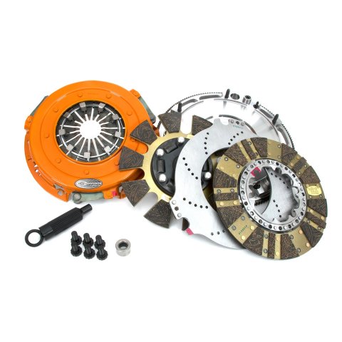 Centerforce DYAD DS Clutch Kits 413614840 Kit, DS, Performance, Dual Disc, 26-Spline, 1.125 in. Diameter, 10.400 in. Disc Diameter, Organic/Carbon Composite, Billet Flywheel, Kit