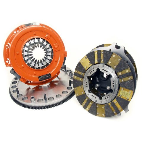 Centerforce DYAD DS Clutch Kits 413714840 Kit, DS, Performance, Dual Disc, 10-Spline, 1.125 in. Diameter, 10.400 in. Disc Diameter, Organic/Carbon Composite, Billet Flywheel, Kit