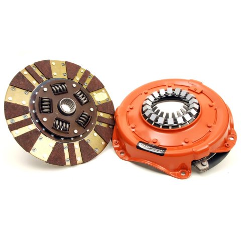 Centerforce Dual Friction Clutch Kits DF810739 Clutch, Friction, 18-spline, Organic/Carbon Composite Disc, Pressure Plate, Dodge, Plymouth, Kit