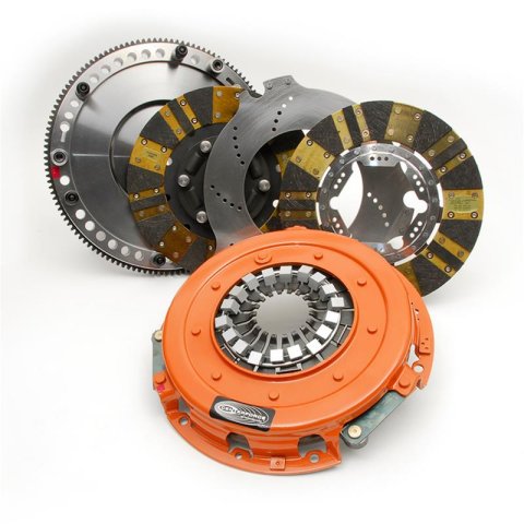 Centerforce DYAD DS Clutch Kits 413613018 Kit, DS, Performance, Dual Disc, 26-Spline, 1.125 in. Diameter, 10.400 in. Disc Diameter, Organic/Carbon Composite, Billet Flywheel, Kit