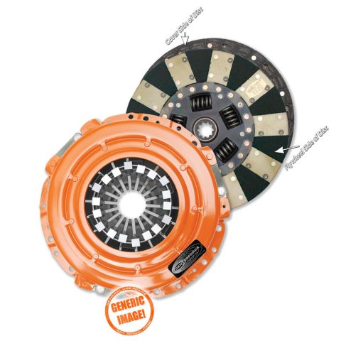 Centerforce Dual Friction Clutch Kits DF271662 Kit, Friction, 1 1/8 in. Diameter Shaft, 10-Spline, 10.4 in. Diameter Disc, Jeep, Kit