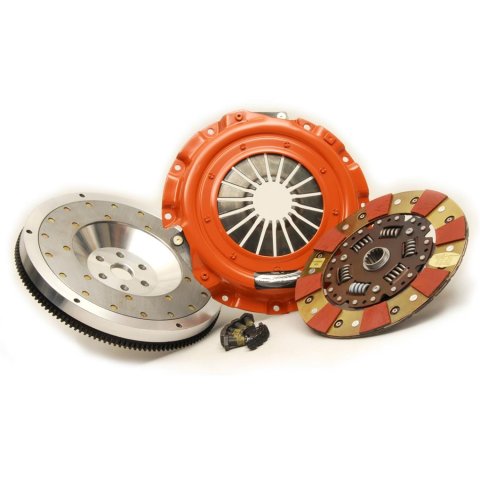 Centerforce Dual Friction Clutch Kits DF011401 Kit, Friction, Performance, Single Disc, 14-Spline, 1 in. Diameter, 9.125 in. Disc Diameter, Organic/Carbon Composite, Sprung Hub, Kit