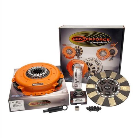 Centerforce Dual Friction Clutch Kits DF735473S Kit, Friction, Performance, Single Disc, 10-Spline, 1.125 in. Diameter, 280mm Disc Diameter, Organic/Carbon Composite, Sprung Hub, Kit