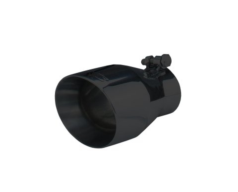 Pypes Stainless Steel Round, Black 2.50 Inch Exhaust Tip EVT92B EXHAUST TIPS