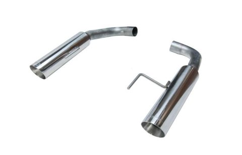 Pypes Pype Bomb Exhaust Systems SFM91MS Systems, Bomb, Rear Axle-back, Dual, Stainless Steel, Natural, Split Rear Exit, Ford, Mustang, Kit