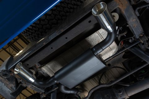 Pypes Axle-Back Exhaust Systems SJJ20S System, Rear Axle-Back, Stainless Steel, Jeep, 3.6L, Kit