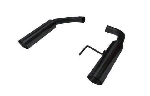 Pypes Pype Bomb Exhaust Systems SFM91MSB Systems, Bomb, Rear Axle-back, Dual, Stainless Steel, Natural, Split Rear Exit, Ford, Mustang, Kit