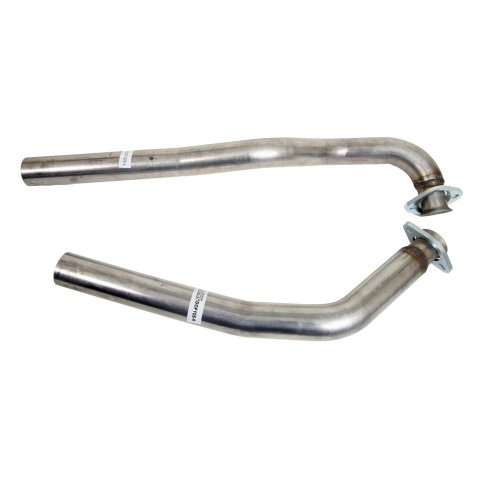 Pypes Stainless Steel Exhaust Downpipes DOF10S Downpipes, Steel, Natural, 2.5 in. Diameter, Oldsmobile, Pair