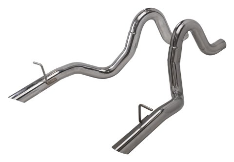 Pypes Stainless Steel Exhaust Tailpipes for 1986-1993 MUSTANG - TFM15 Exhaust, Tailpipes, Steel, Polished, 3 in. Diameter, Slant Cut, Ford, Pair