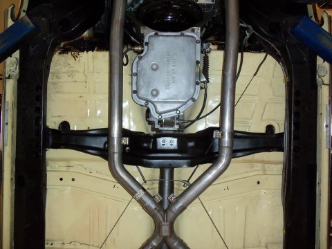 Pypes No-Muffler Exhaust Systems SGA12 System, No-Muffler, Header-Back, Stainless Steel, Natural, Olds, Pontiac, 350-455, Kit