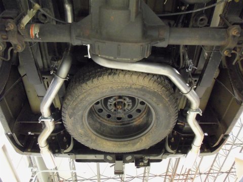 Pypes Violator Dual Exhaust Systems SFT19V System, Violator, Cat-Back, Stainless Steel, Natural, Ford, Pickup, Kit