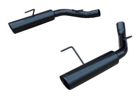 Pypes Pype Bomb Exhaust Systems SFM60MSB System, Rear Axle-back, Dual, Stainless, Black Powdercoated, Split Rear Exit, Ford, 4.6L, Kit