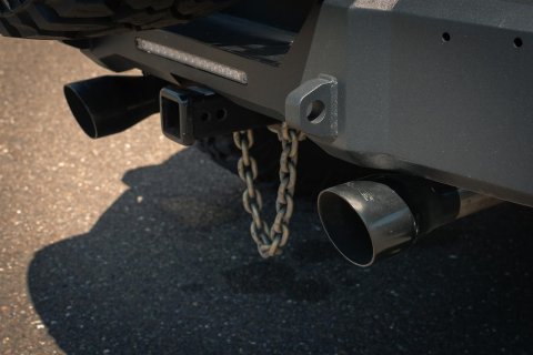 Pypes Converter-Back Exhaust Systems SJJ24SB Systems, Axle-back System 2018-2020 Jeep JL Dual Exit 2.5 inch Intermediate