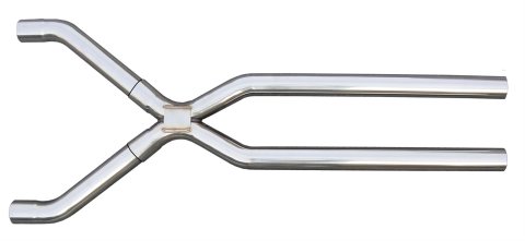 Pypes Off-Road X-Pipes XVF10S Crossover Pipe, X-Pipe, Tunnel Style, 2.5 in., Stainless Steel, Polished, Universal, Kit