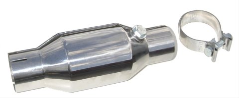 Pypes Mini Catalytic Converters CVM13M Converter, Stainless Steel, Direct-Fit, Universal, Each