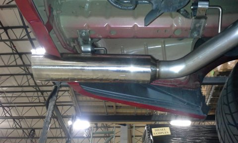 Pypes Pype Bomb Exhaust Systems SFM60MS System, Bomb, Axle-Back, Dual, Stainless Steel, Polished, Ford, 4.6, 5.4L, Kit