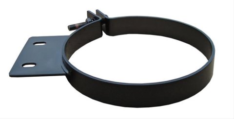 Pypes Diesel Stack Clamps HSC008B Exhaust Clamps, Clamps, 8.000 in. Pipe Diameter, Stainless Steel, Black, Each
