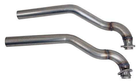 Pypes Stainless Steel Exhaust Downpipes DGC05 Pipes, Downpipes, Steel, Natural, 2.500 in. O.D., Chevrolet, 265, 283, Pair