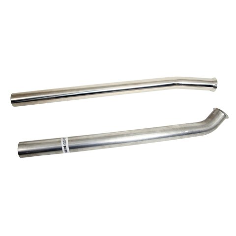 Pypes Stainless Steel Exhaust Downpipes DGF10S Downpipes, Steel, Polished, 2.5 in. Diameter, Pontiac, Pair