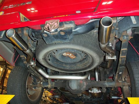 Pypes Converter-Back Exhaust Systems SDT17V 03-05 HEMI RAM 1500 CB