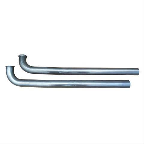 Pypes Stainless Steel Exhaust Downpipes DGA20S Downpipes, Steel, Natural, 2.5 in. Diameter, HO/RA Manifolds, Pontiac, Passenger Car, Pair