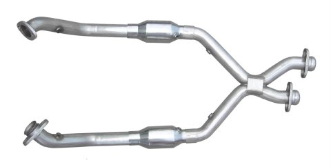 Pypes Street-Legal X-Pipes XFM36 Crossover Pipe, X-Pipe, Converters, Stainless Steel, Natural, 2.50 in. Diameter, Ford, 4.6L, Kit
