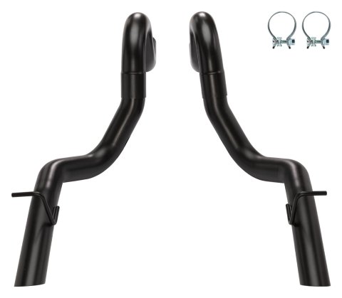 Pypes Stainless Steel Exhaust Tailpipes TFM15B Exhaust, Tailpipes, Steel, Polished, 3 in. Diameter, Slant Cut, Ford, Pair