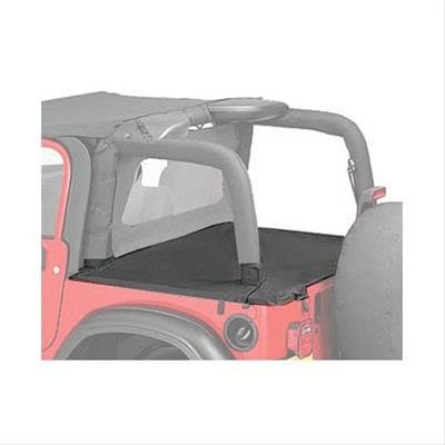 Bestop Duster Deck Covers for 2003-2006 WRANGLER - 9002235 Soft Top, Cover, Polymer Cloth, Black Diamond, Jeep, Each